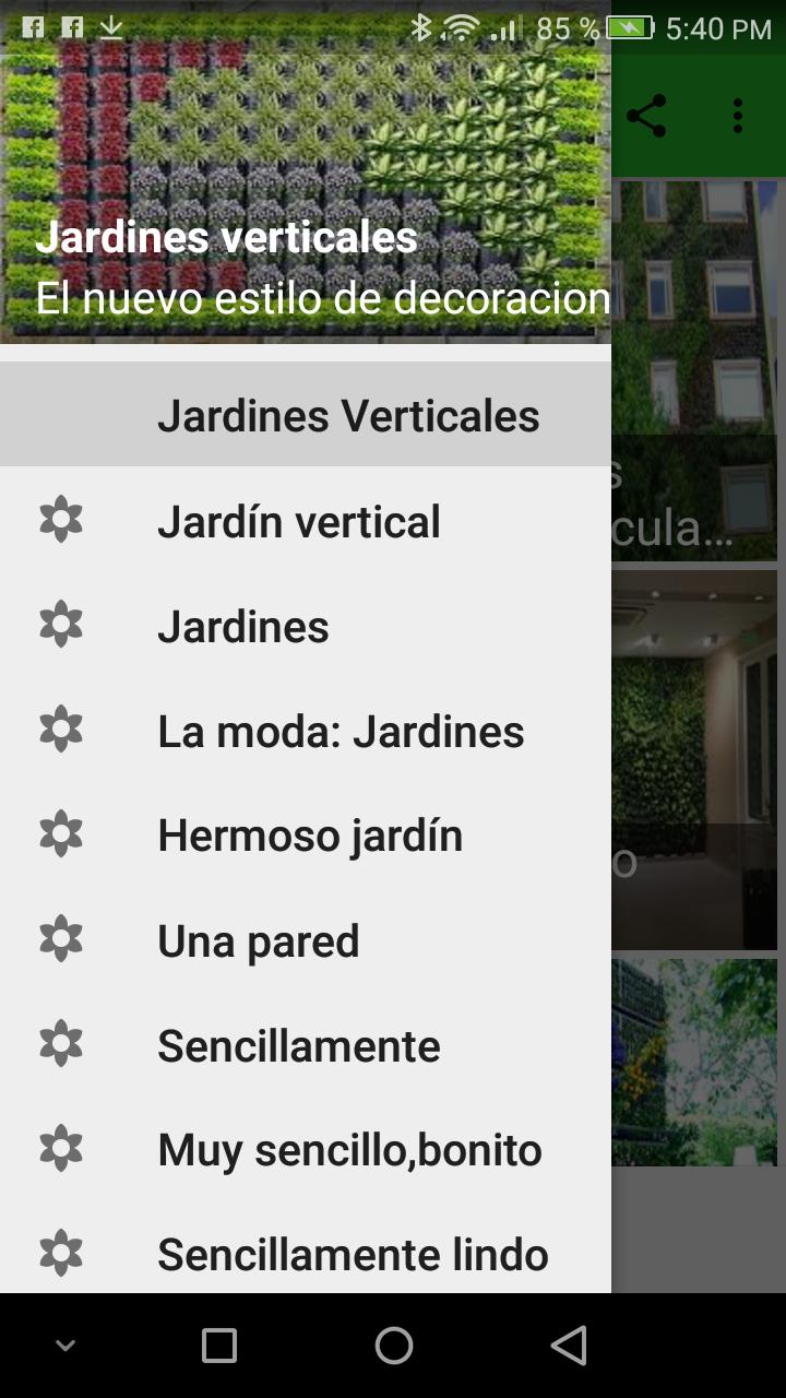 Jardines verticales