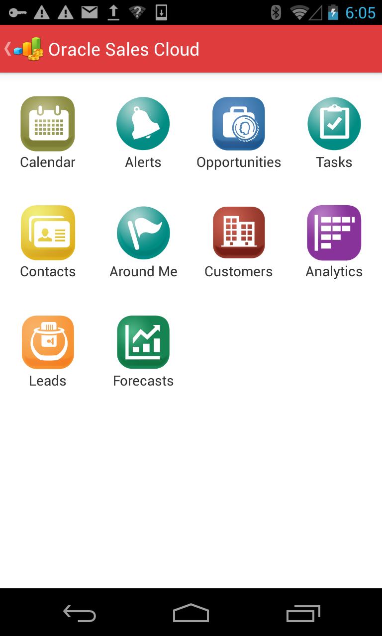 Oracle Sales Cloud Mobile