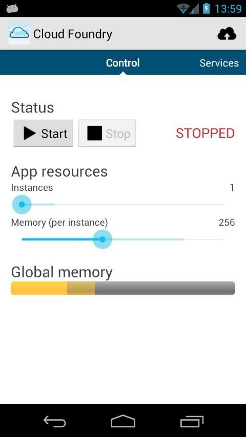 MobileClient for Cloud Foundry