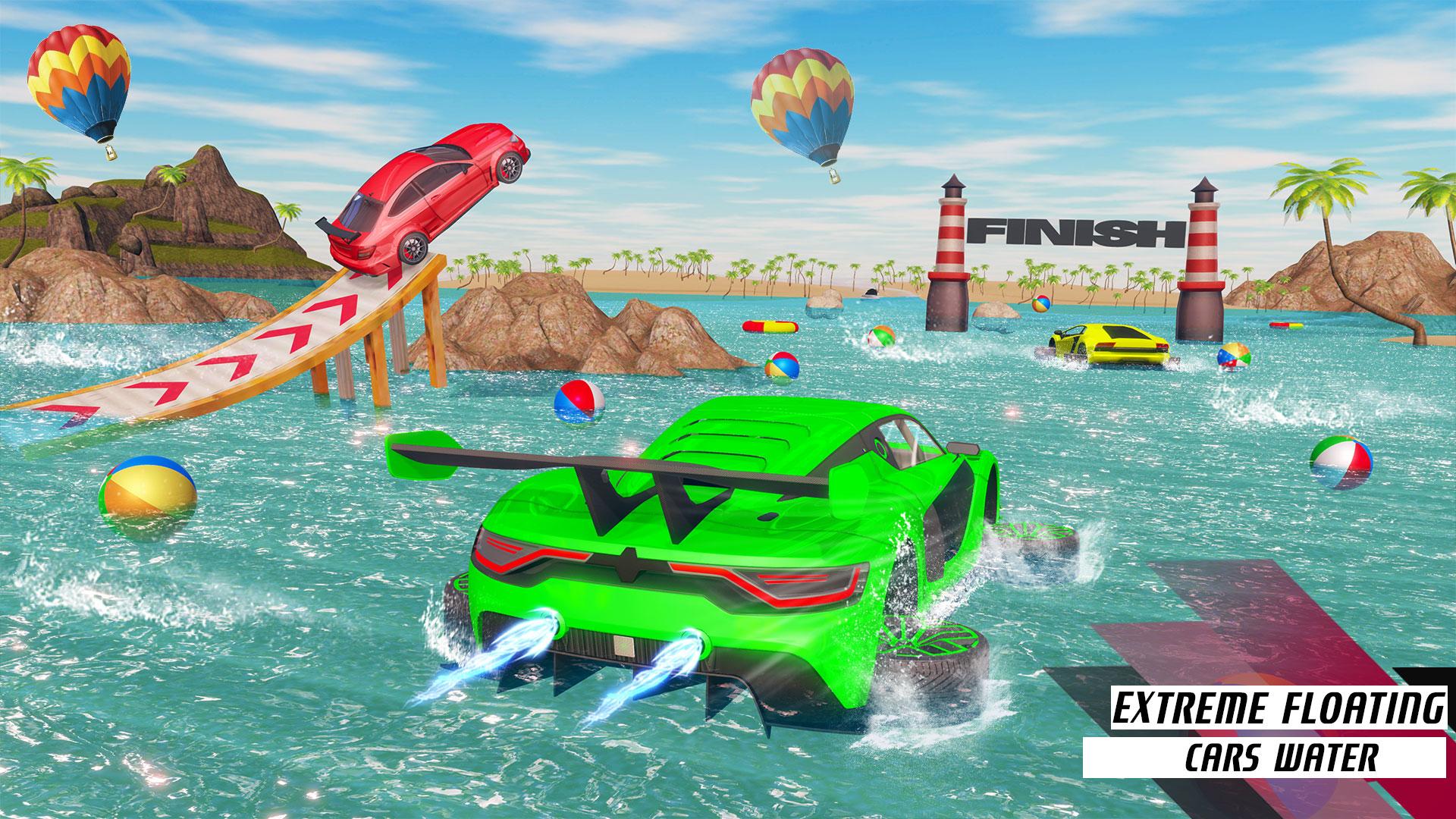 water car surfer racing stunts