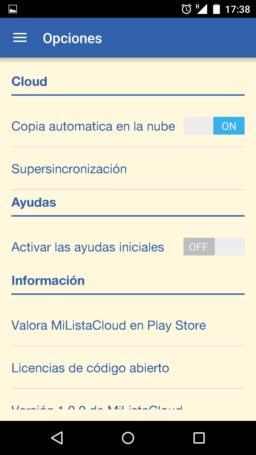 Mi Lista de la Compra Cloud