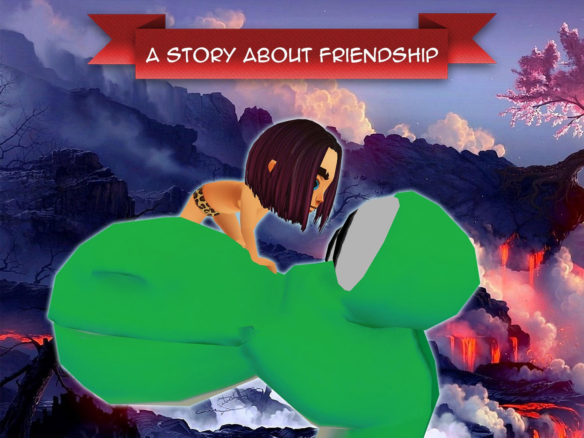 Fire Dino & Cave Boy Adventure