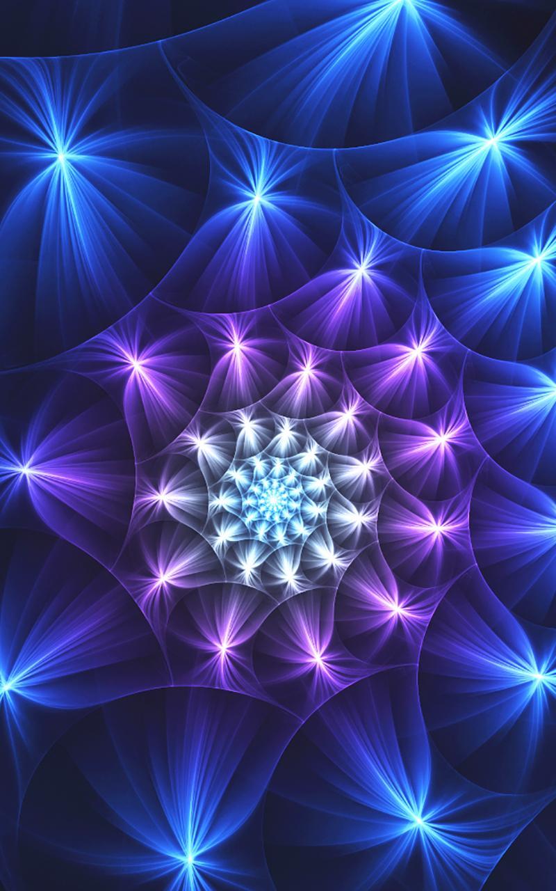 Luminous Flowers Wallpaper