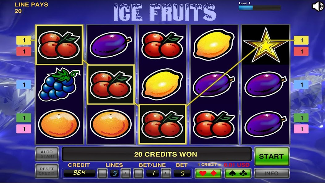 Ice Fruits Slot Machine