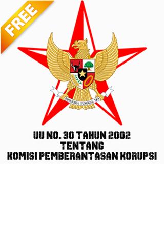 UU KPK NO. 30 TAHUN 2002