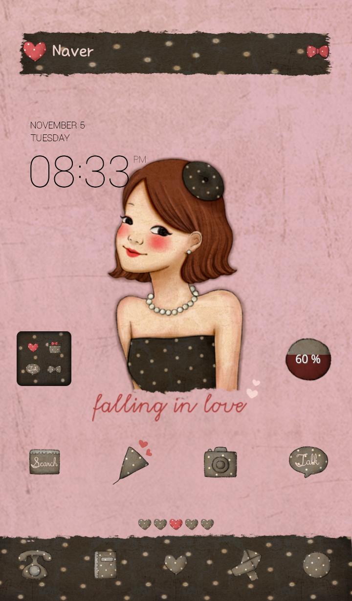 Falling love(lovely black)