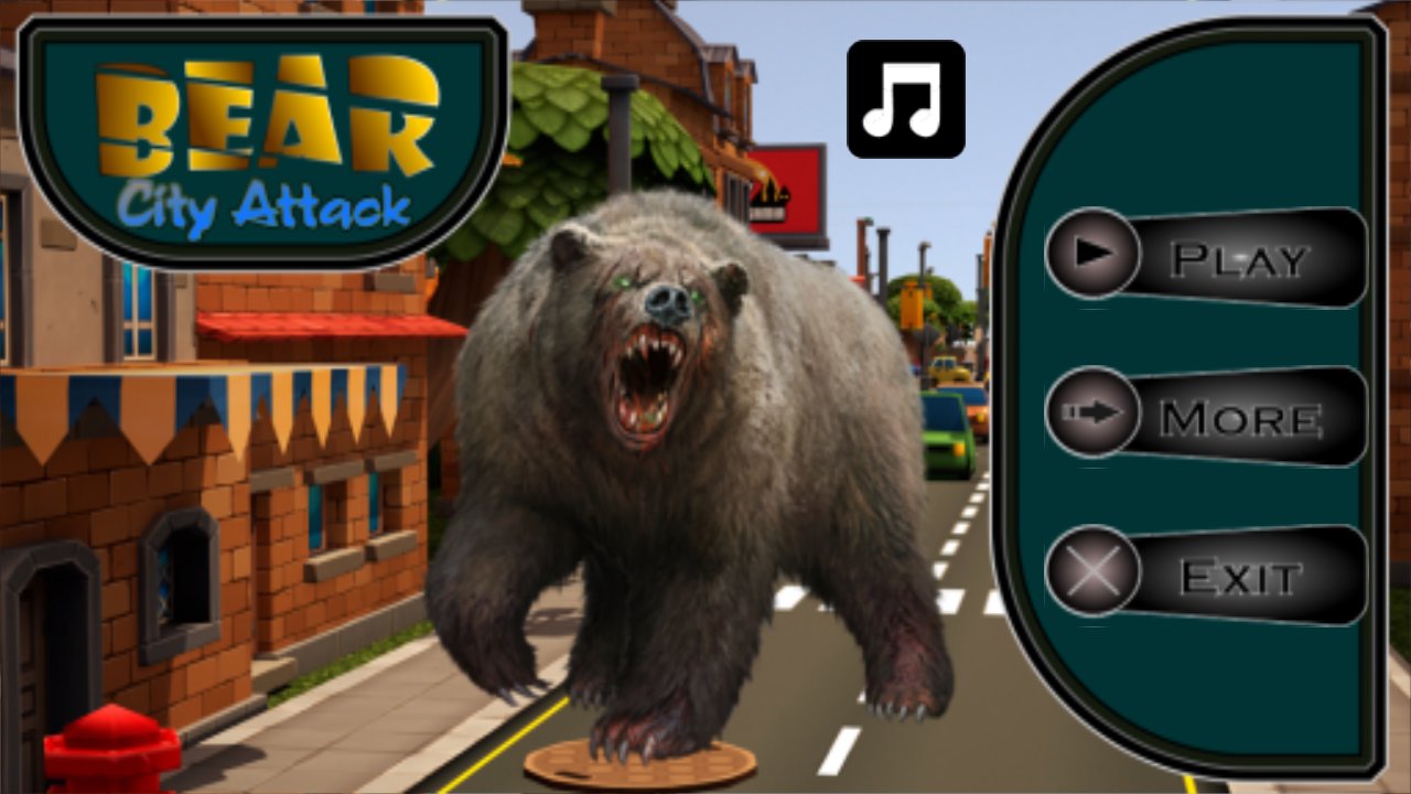 Bear Simulator City Attack 3D