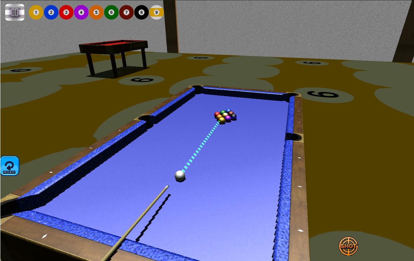3D billiards 8 and 9 ball