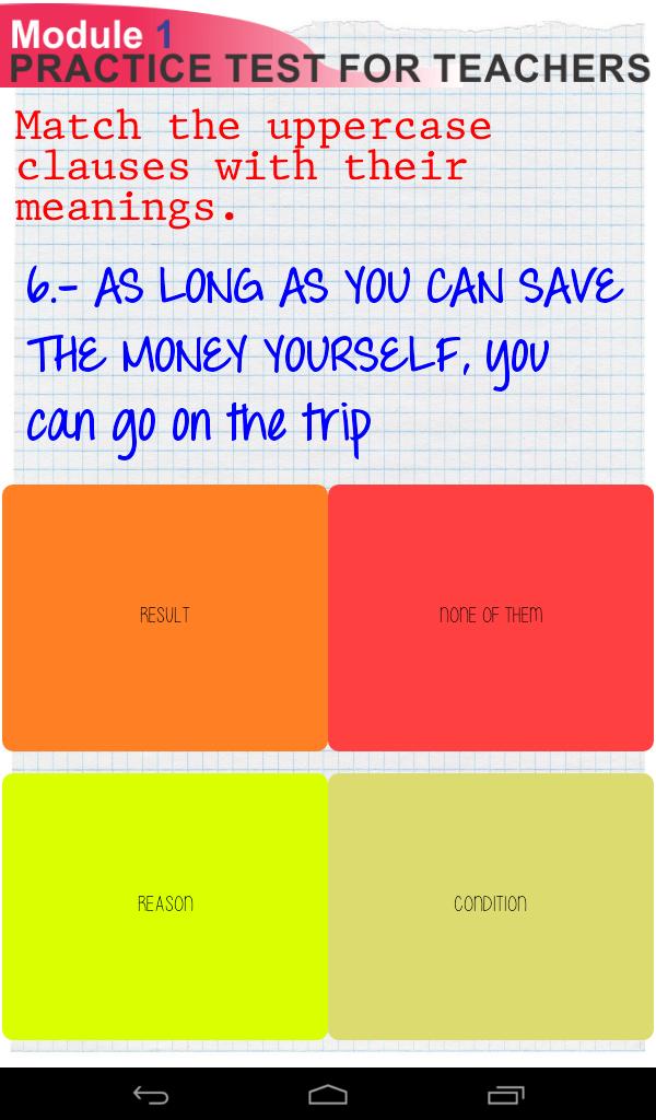 Teaching Knowledge Test 1