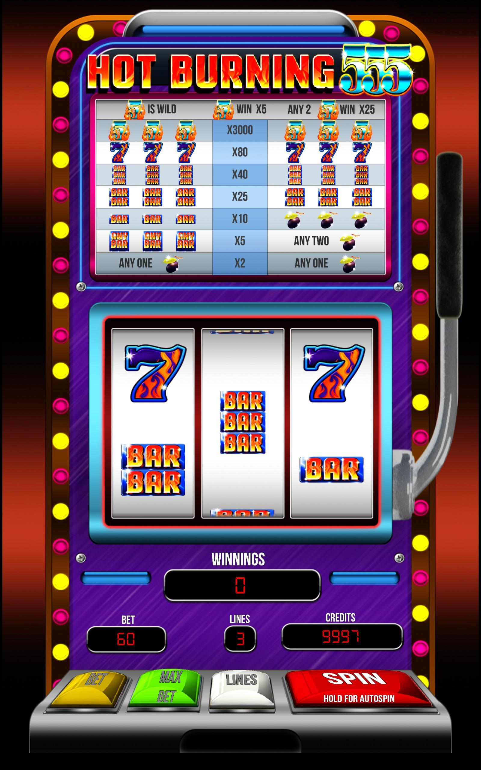 Casino Slots:Hot Burning Fives