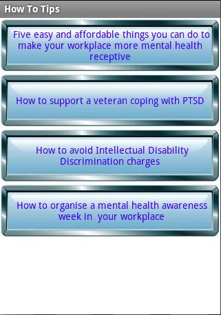 Mental Health At Work