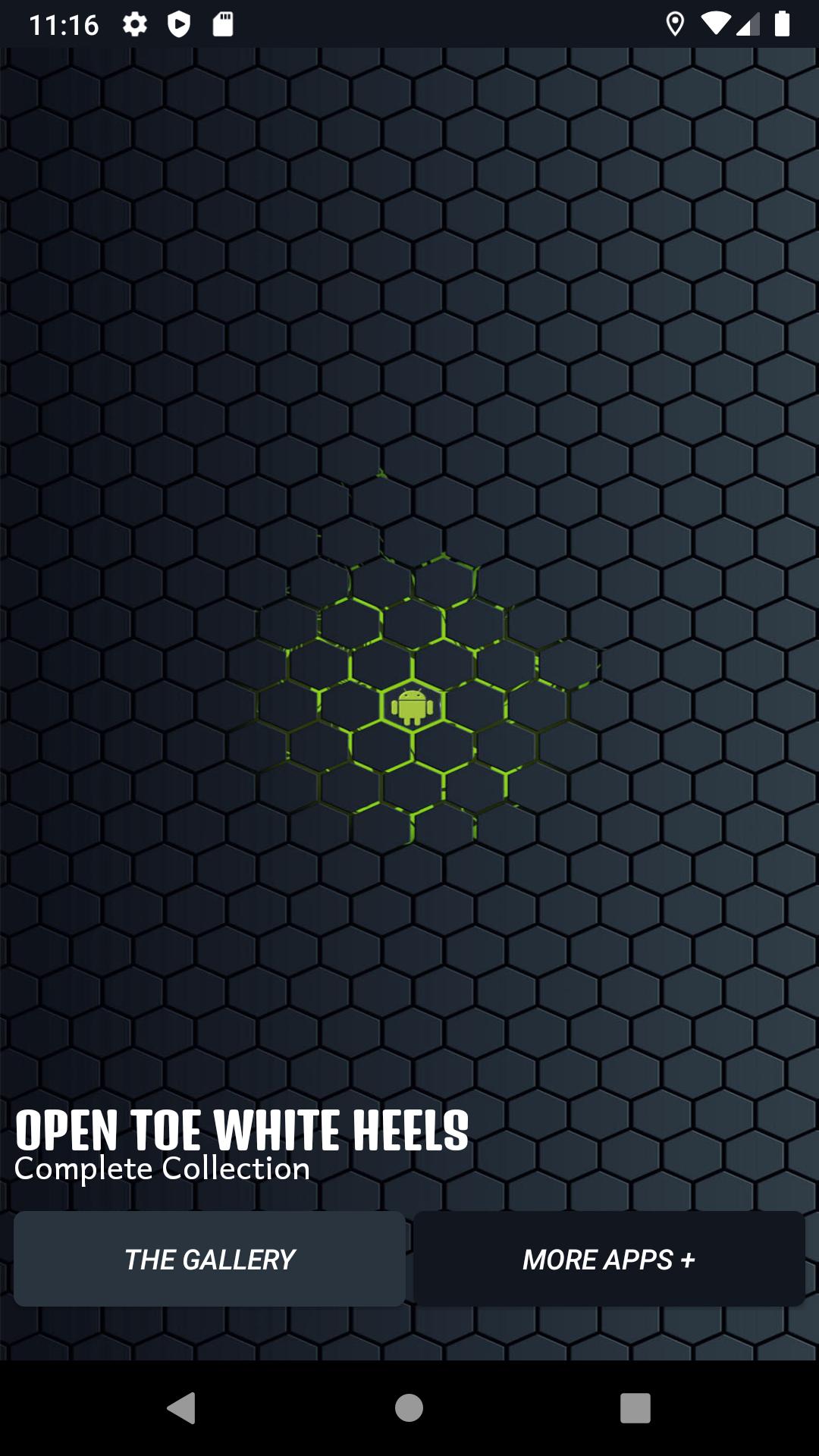 Open Toe White Heels