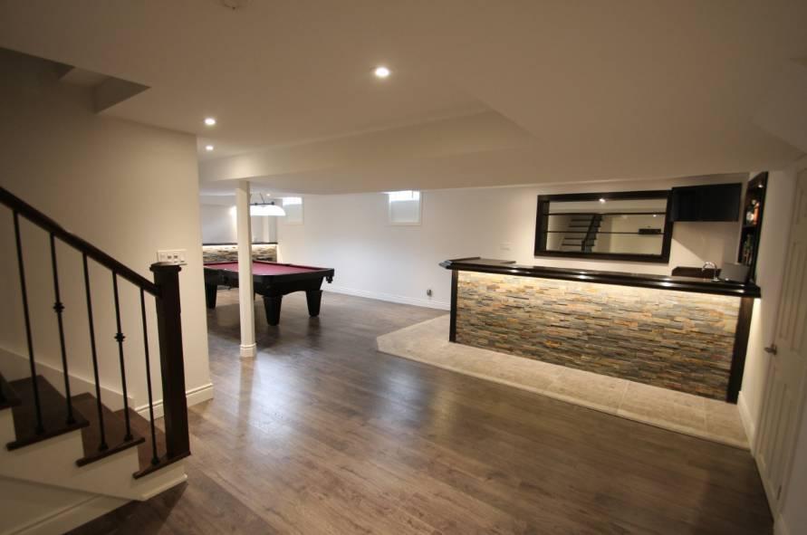 Home Basement Refinishing Models