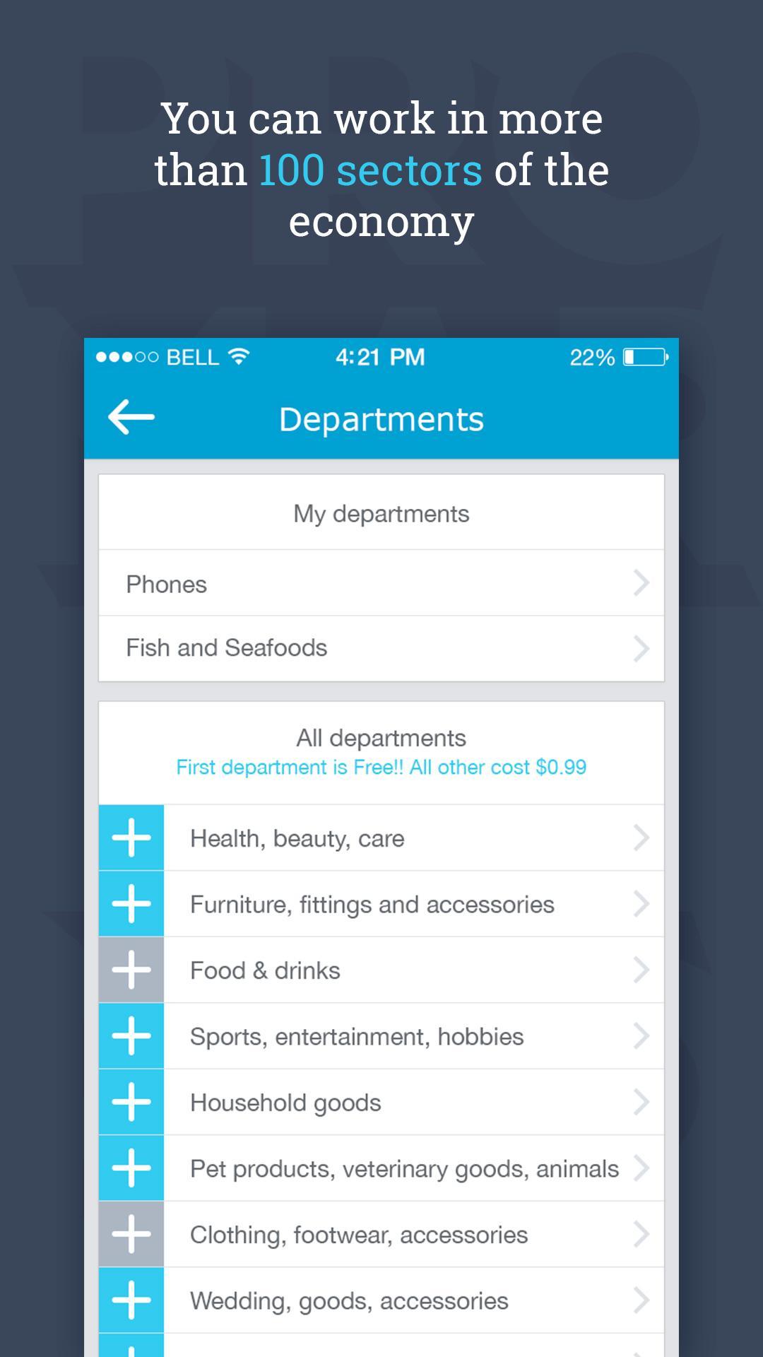 Promarket b2b sales messenger