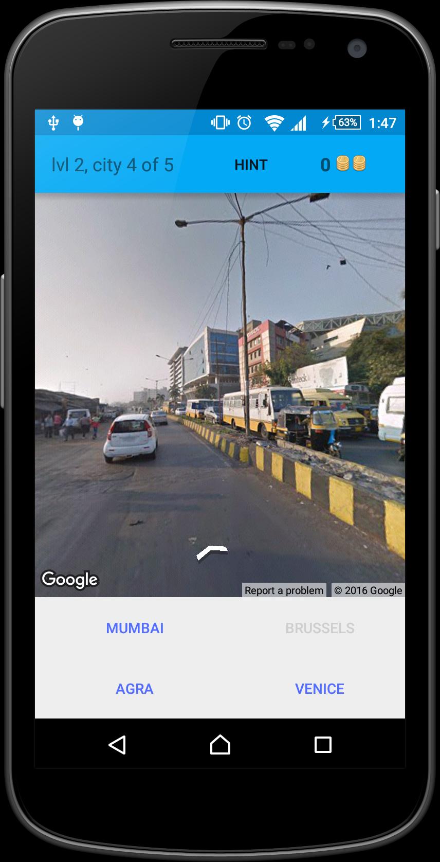 Guess City panoramic game - 3D