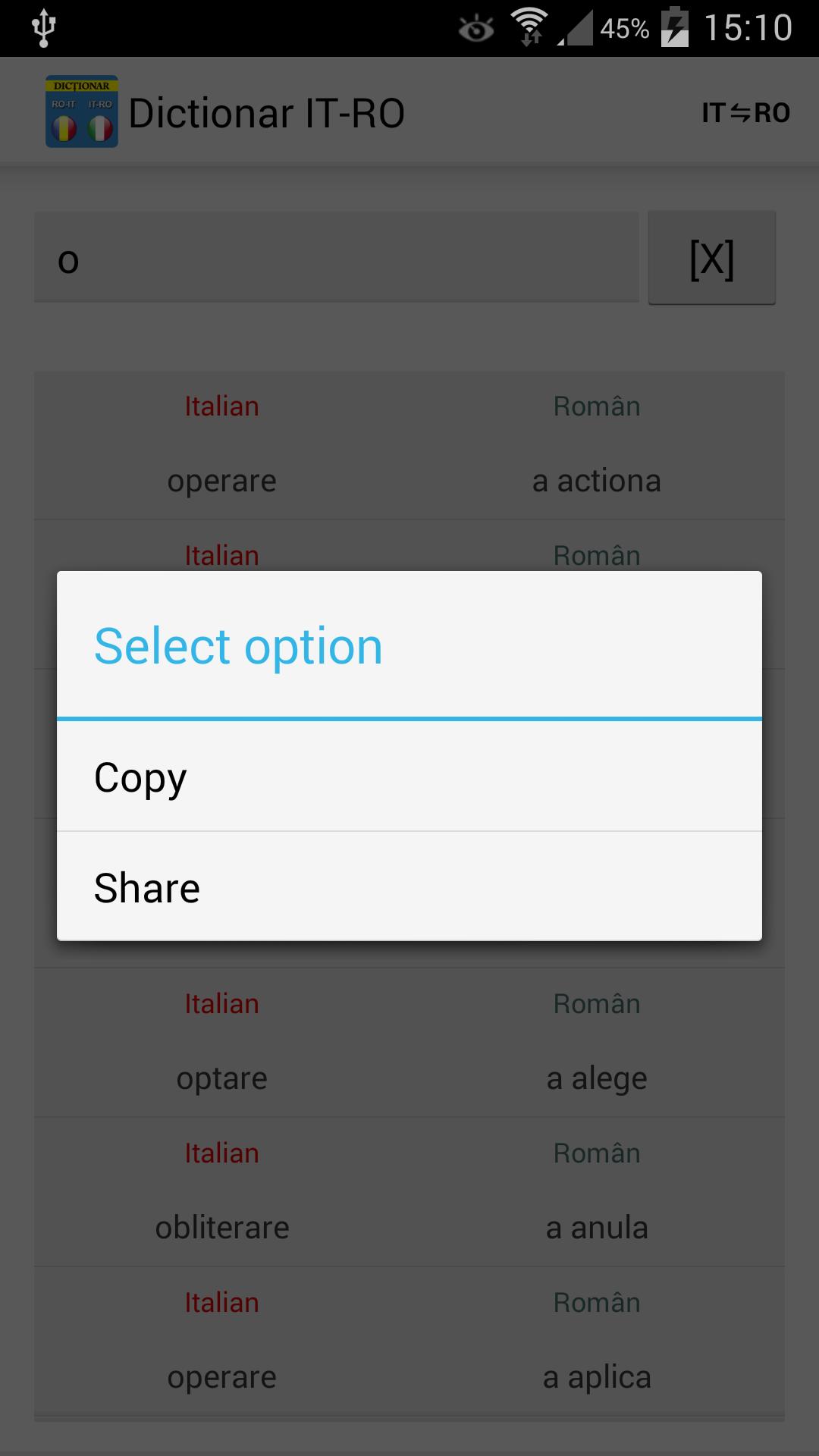 Italian Romanian Dictionary
