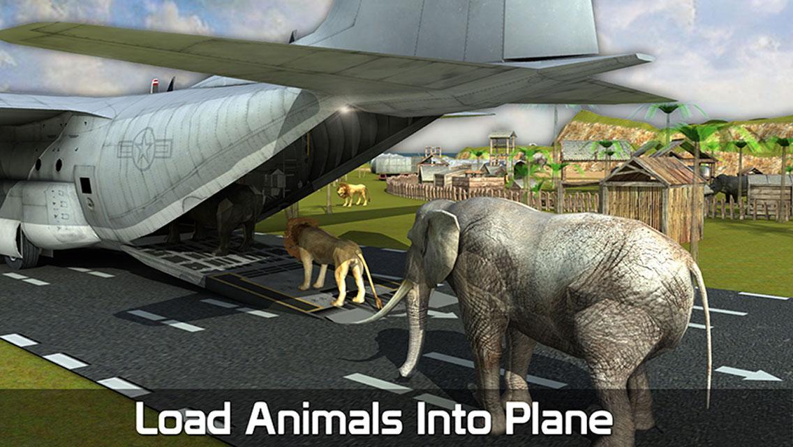 Animal Transport Cargo Plane