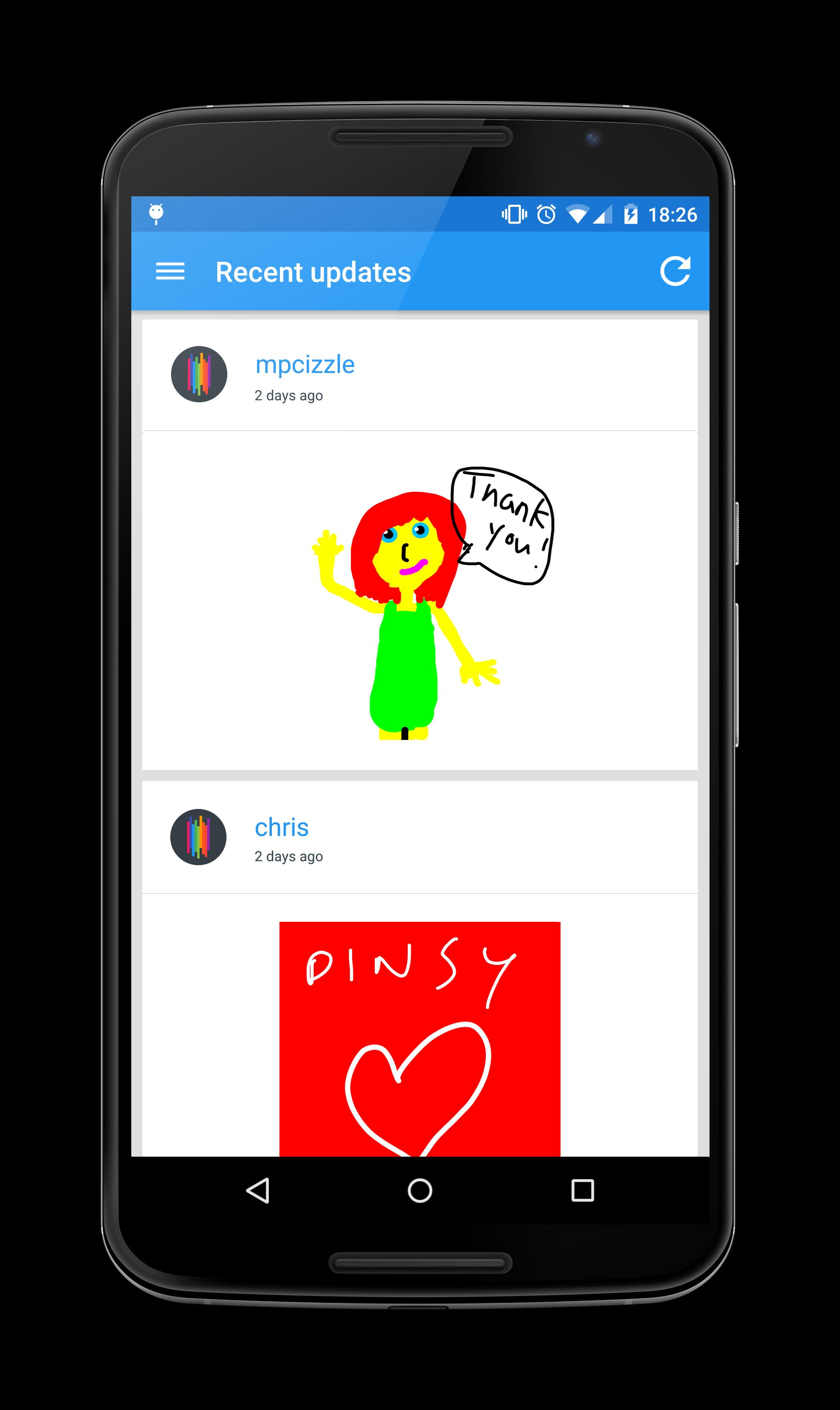 Pinsy : Drawing Messenger