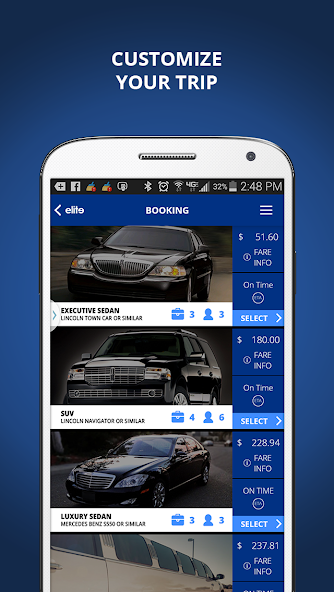 Elite Limousine App