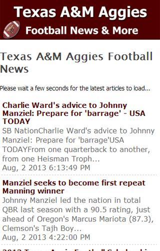 Texas A&M Football News
