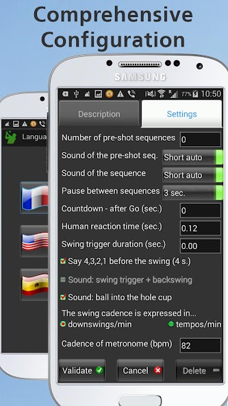 Mobile Golf Tempo Trial