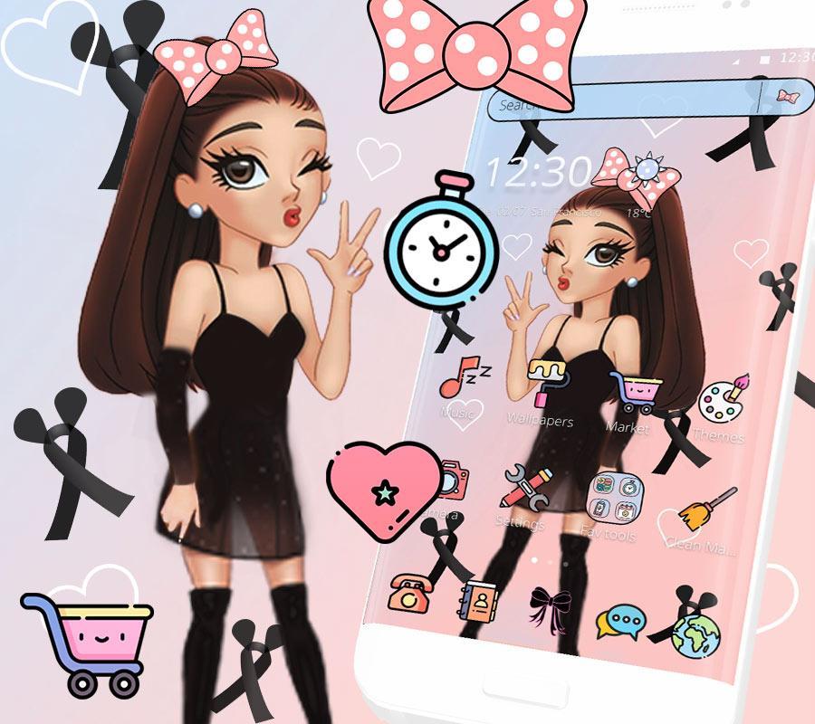 Cute Pink Fashion Girl Theme