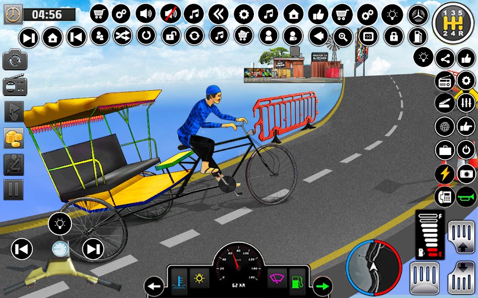 Bicycle Rickshaw Driving Games