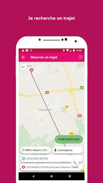 Flex'hop, le TAD de la CTS