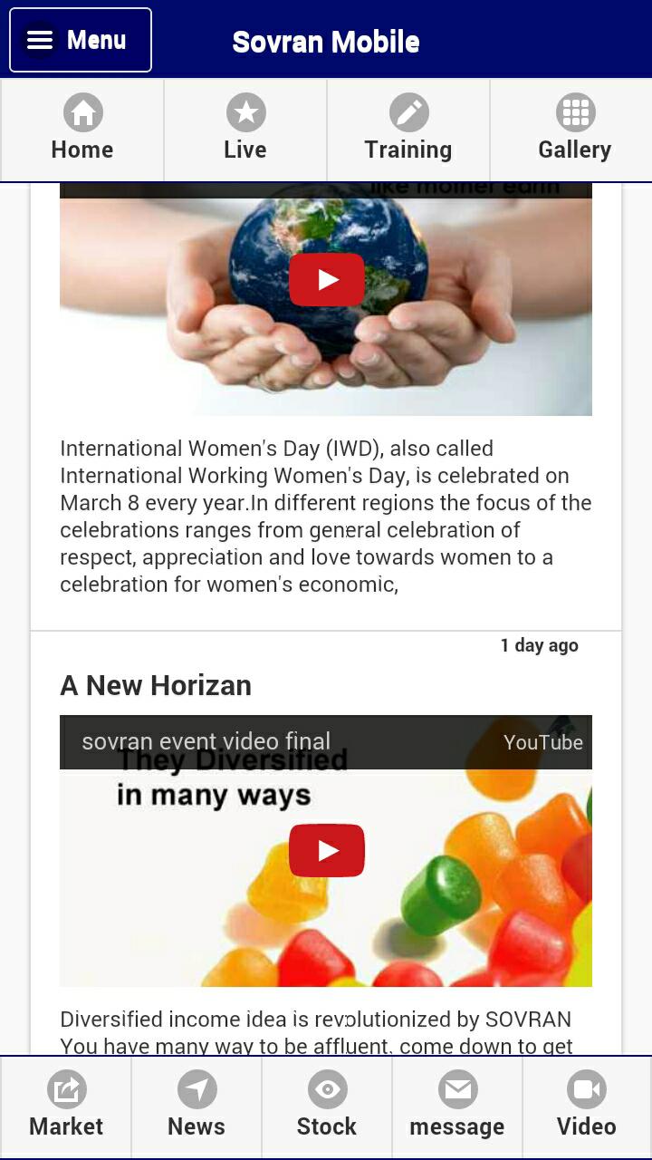 Sovran official mobile app