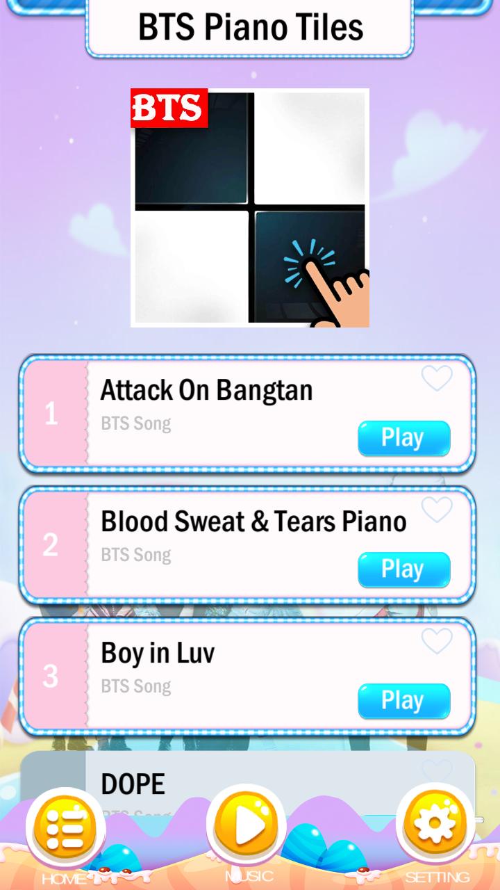Piano Tiles BTS Song