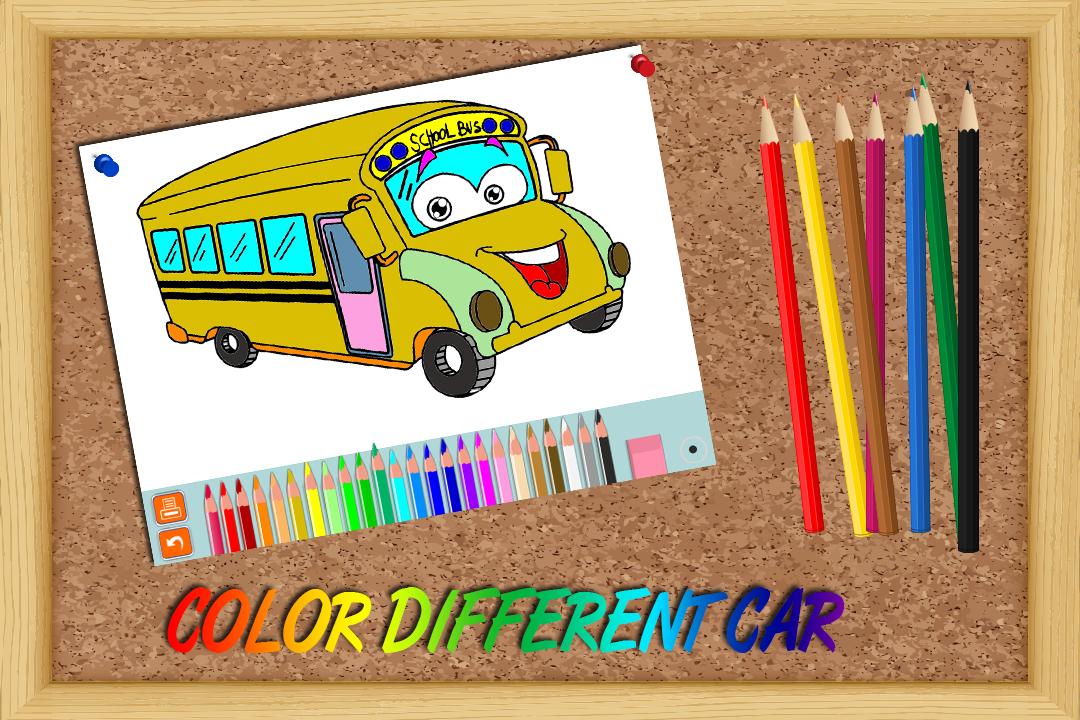 Coloring Book for Kids - Cars