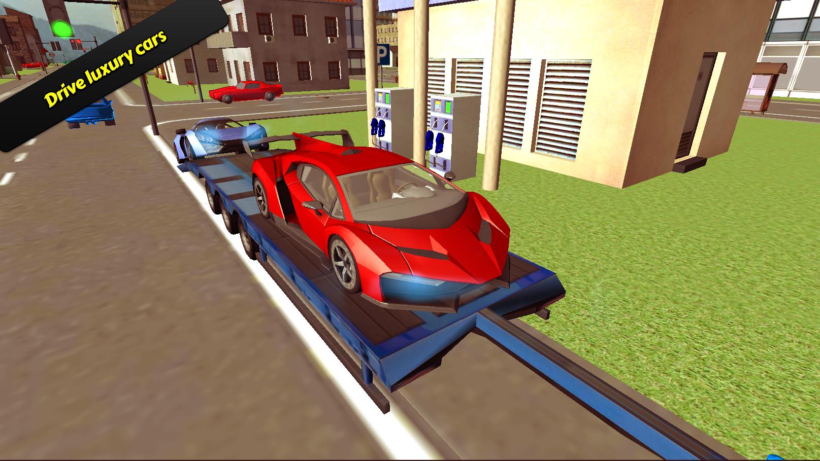 Luxury Car Transporter 3D