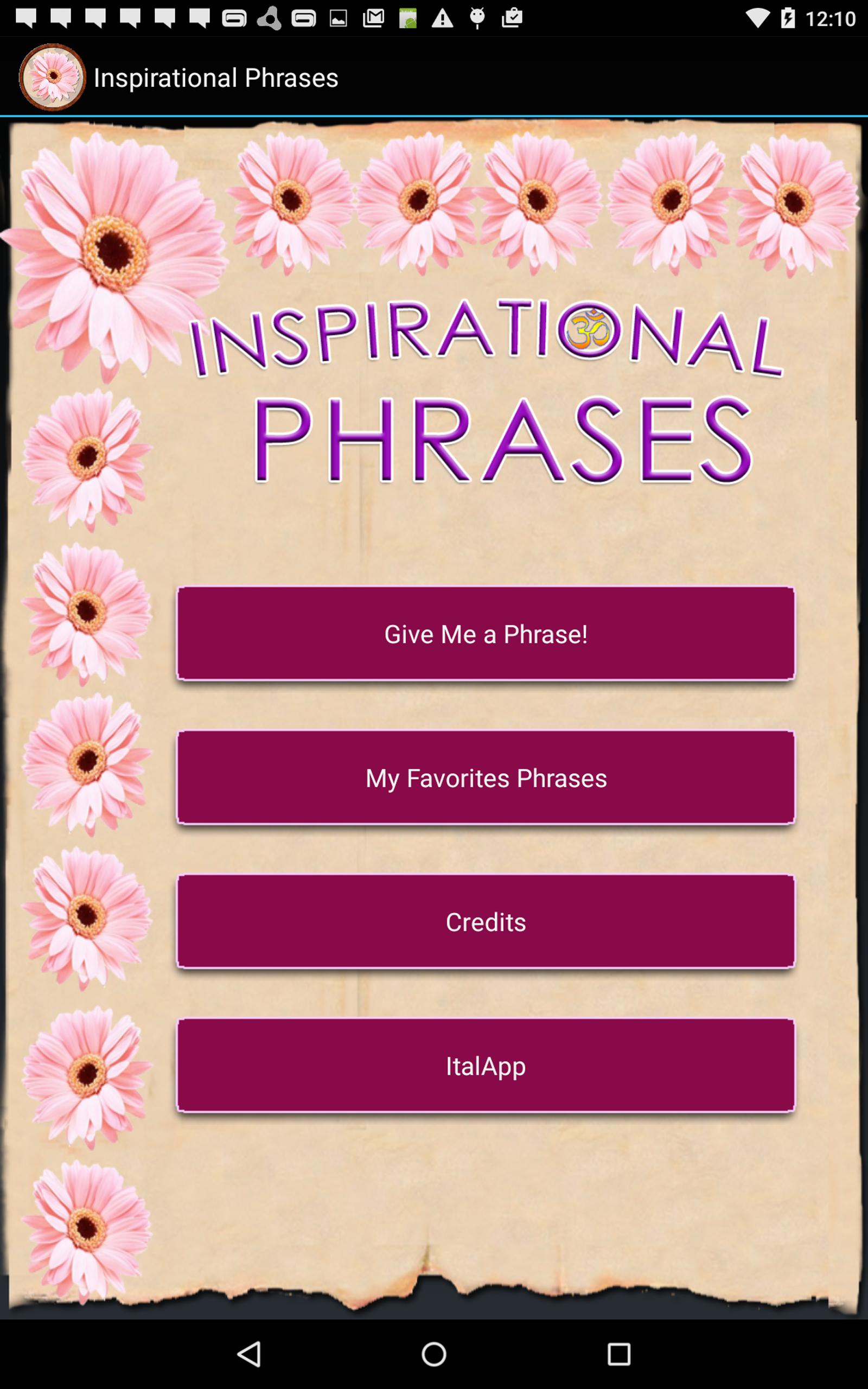 Inspirational Phrases