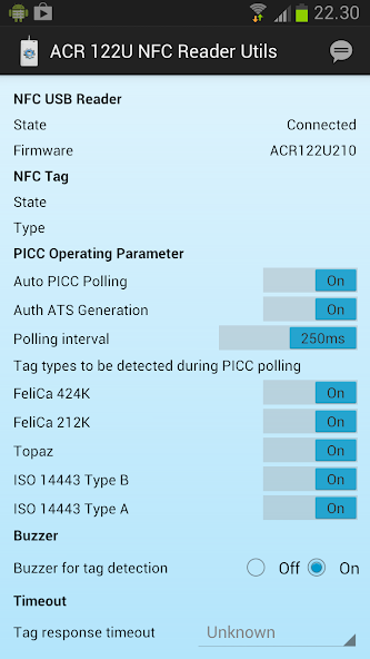 ACR 122 USB NFC Reader Utils