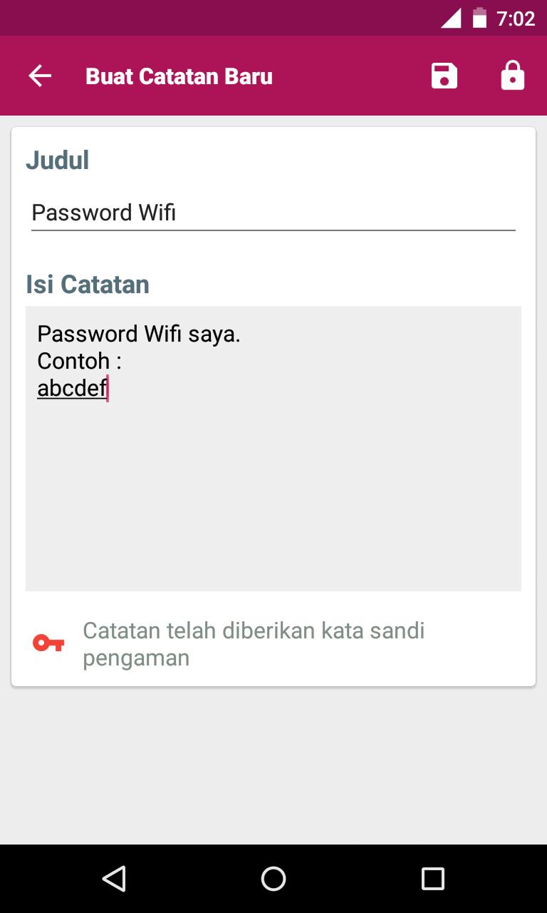 Catatan Rahasia