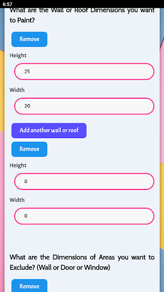 Wall Paint Calculator
