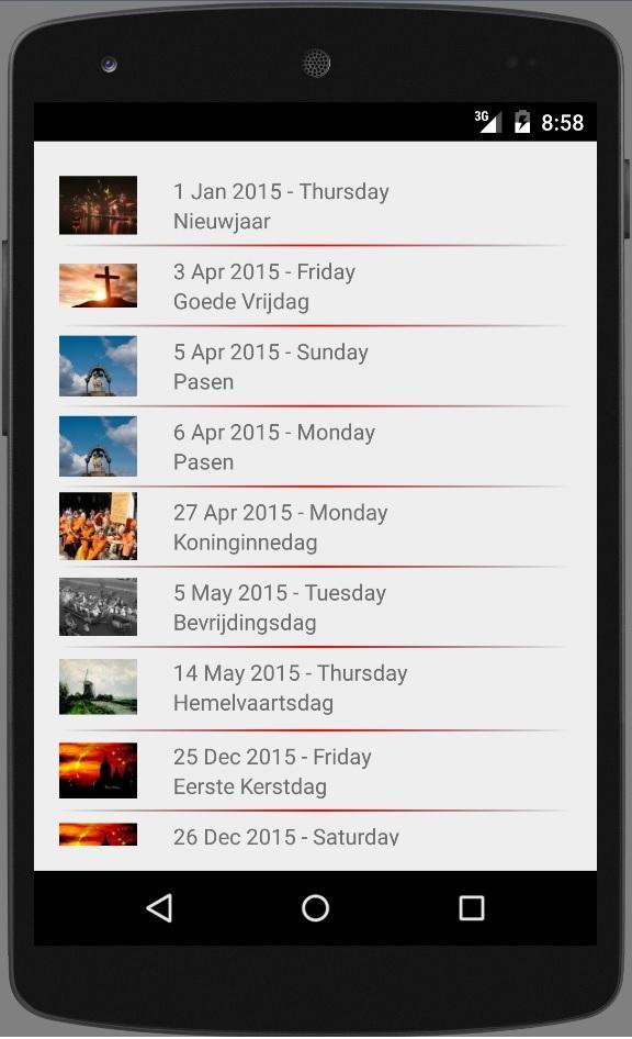 Nederlands Vakantie Kalender