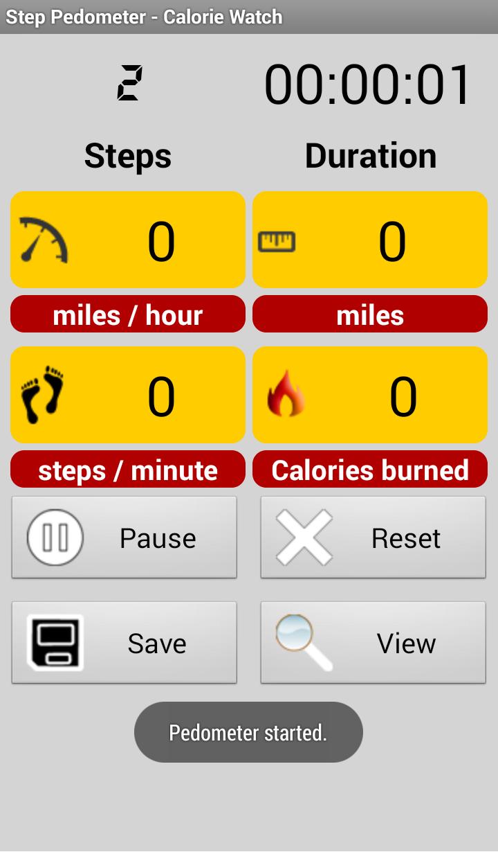 Step Pedometer - Calorie Watch
