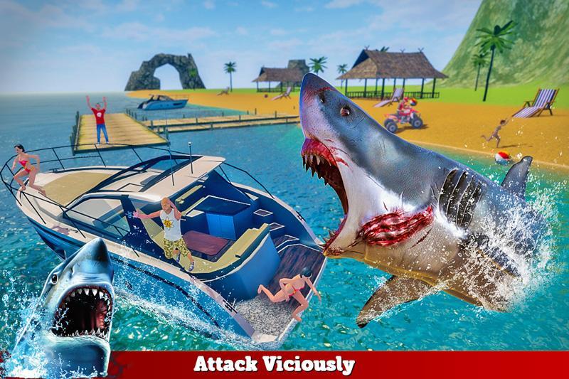 Shark Simulator 2019: Beach & Sea Attack
