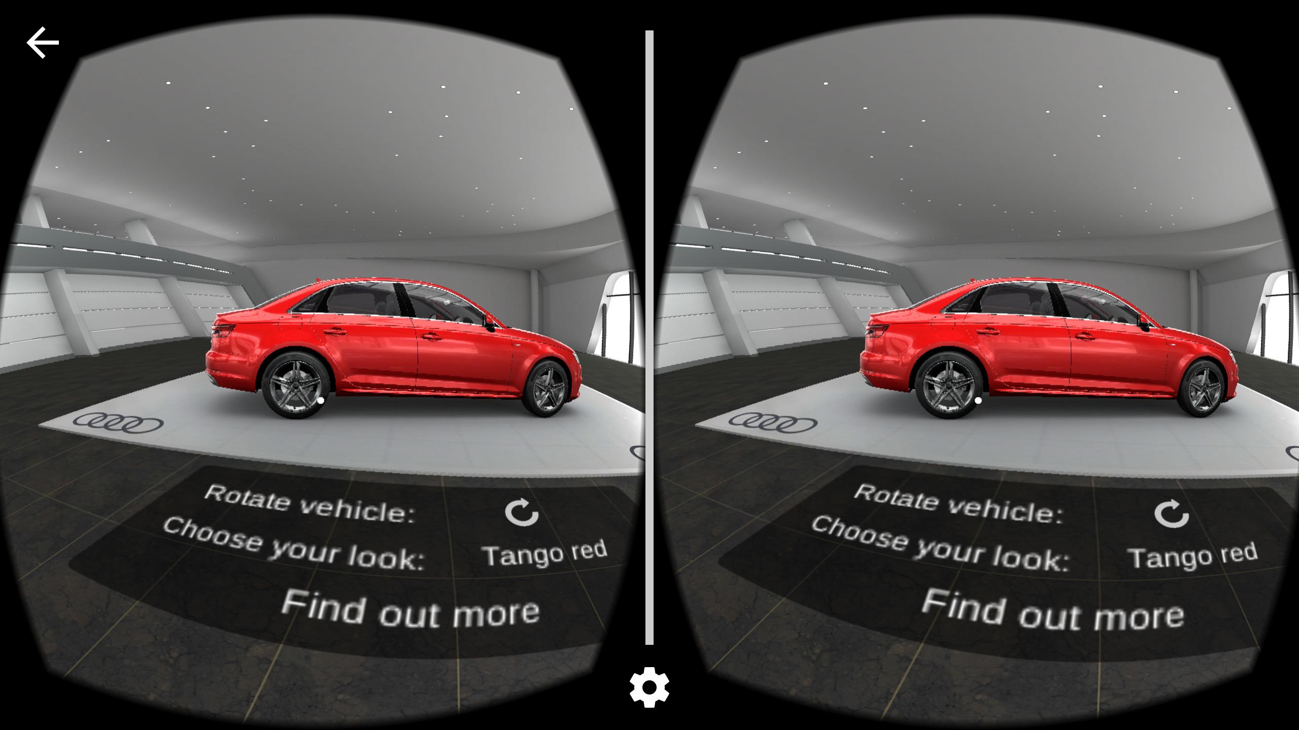 Audi A4 Virtual Showroom