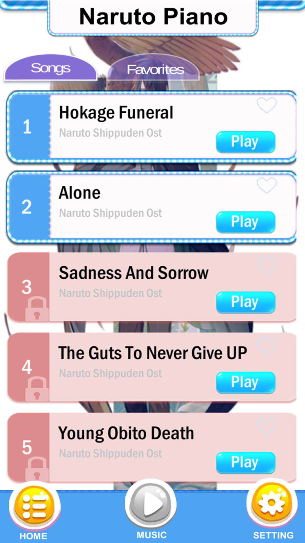 Magic Piano Tiles : Naruto OST