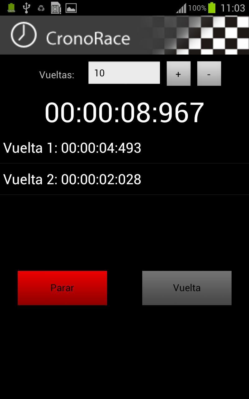 CronoRace crono de competicion