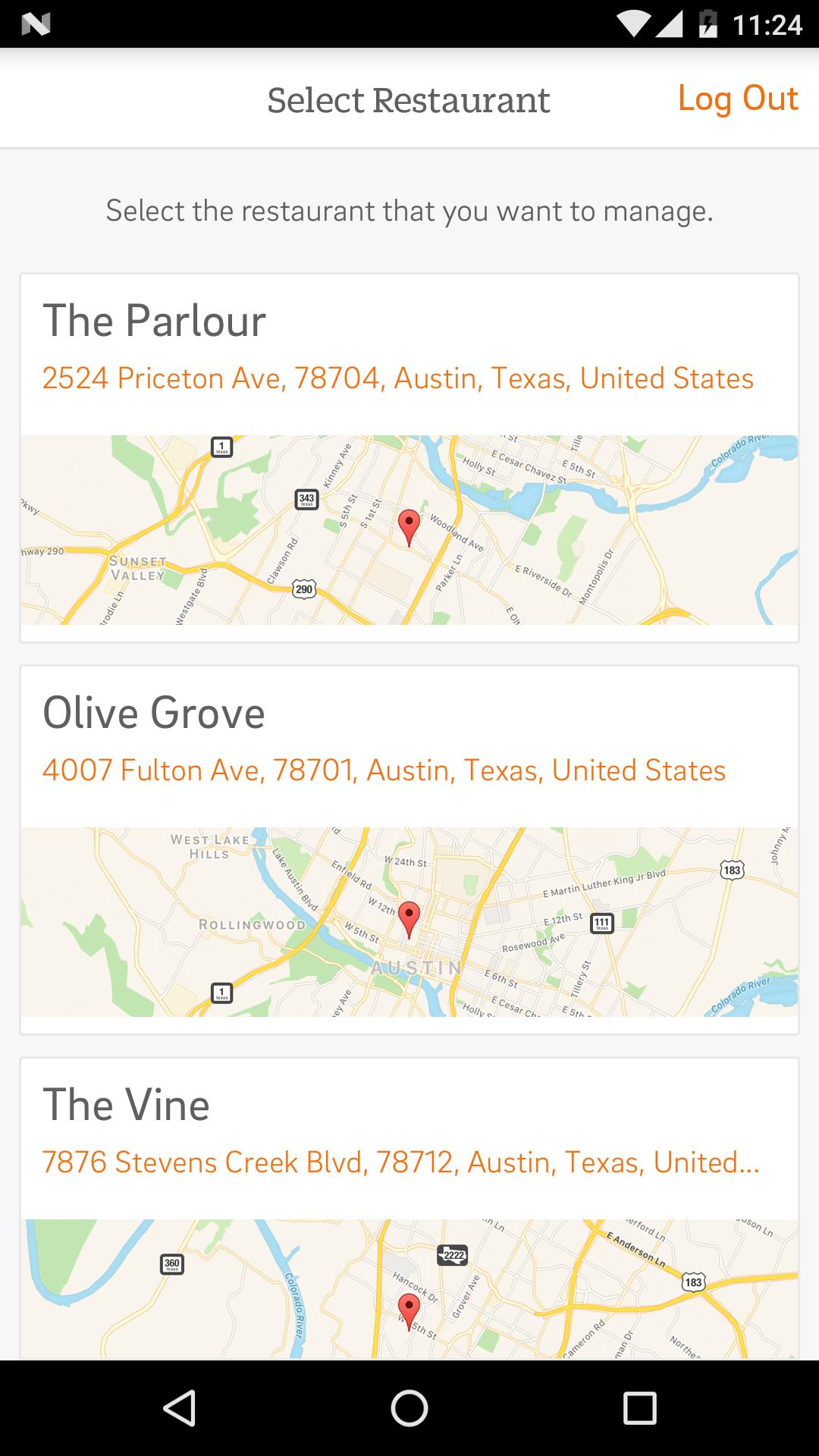 CAKE Order for Restaurants