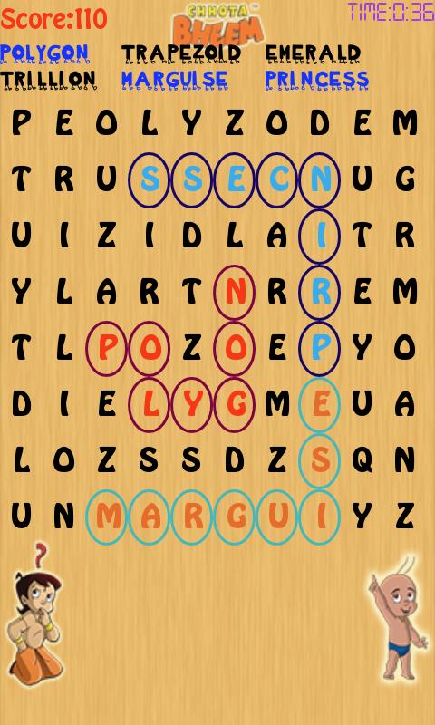 Word Puzzles with Bheem