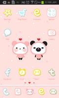 Pink Love go launcher theme