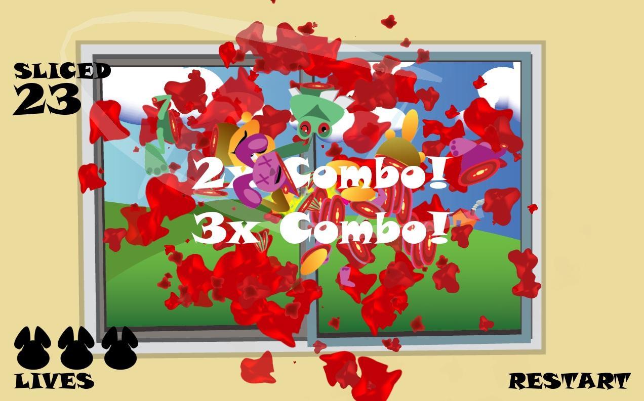 Bunny ninja - Slice game