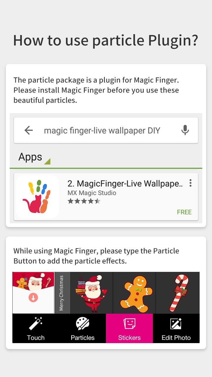 Christmas-Magic Finger Plugin