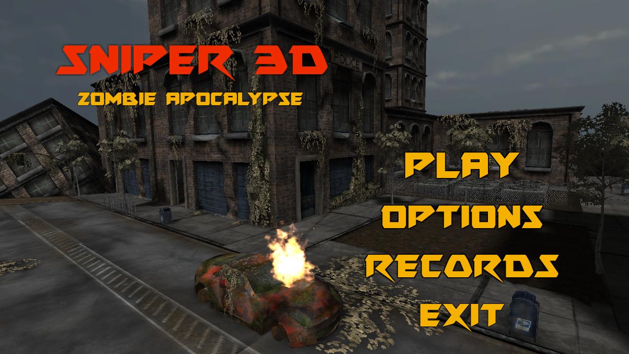 Sniper 3D Zombie Apocalypse