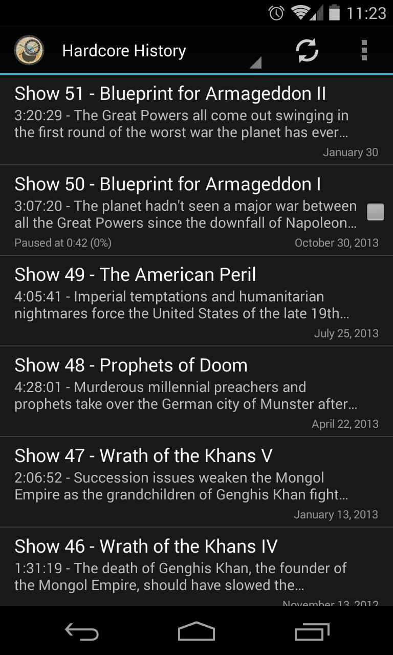 Hardcore History Podcast