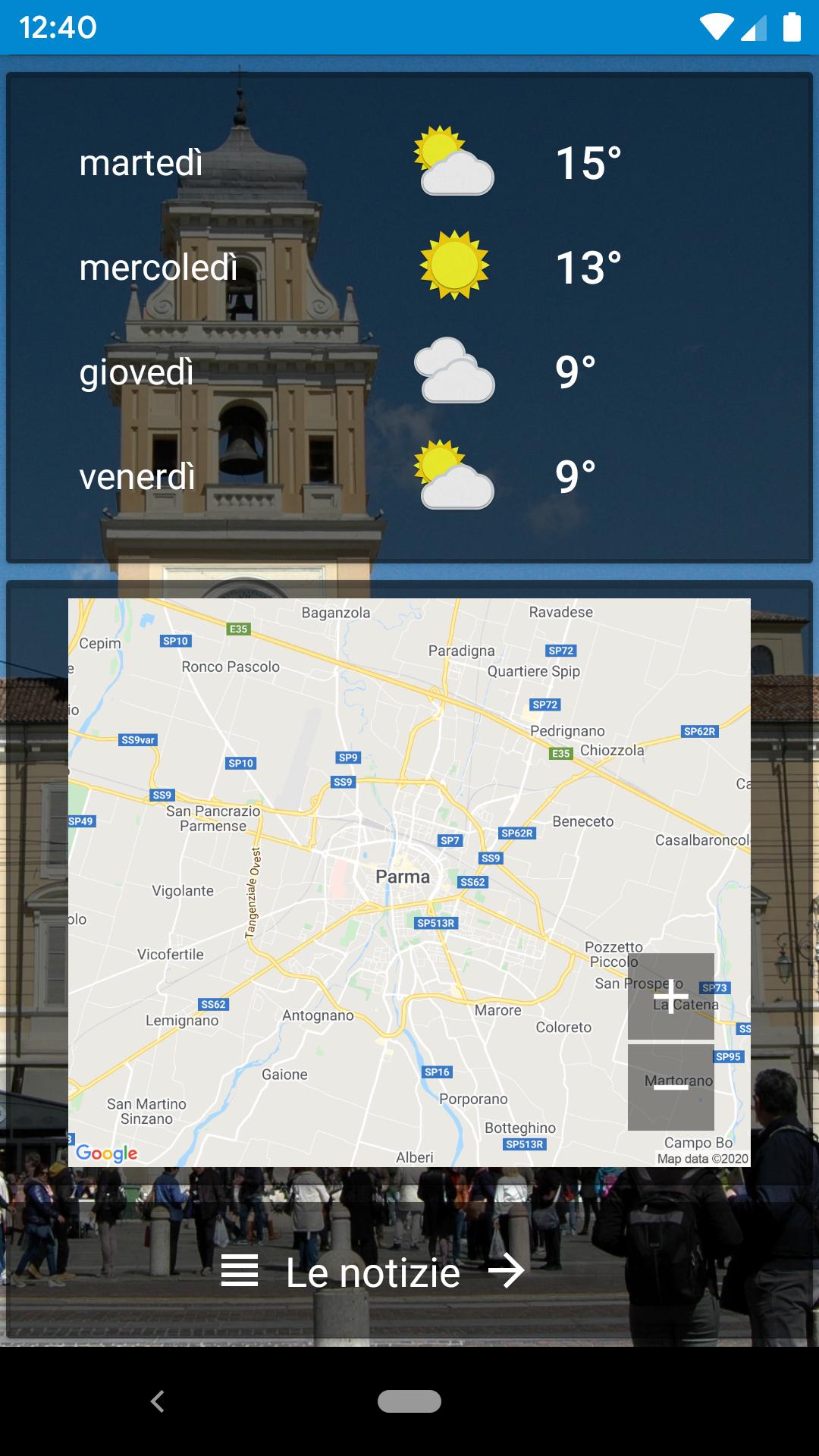 Meteo Parma
